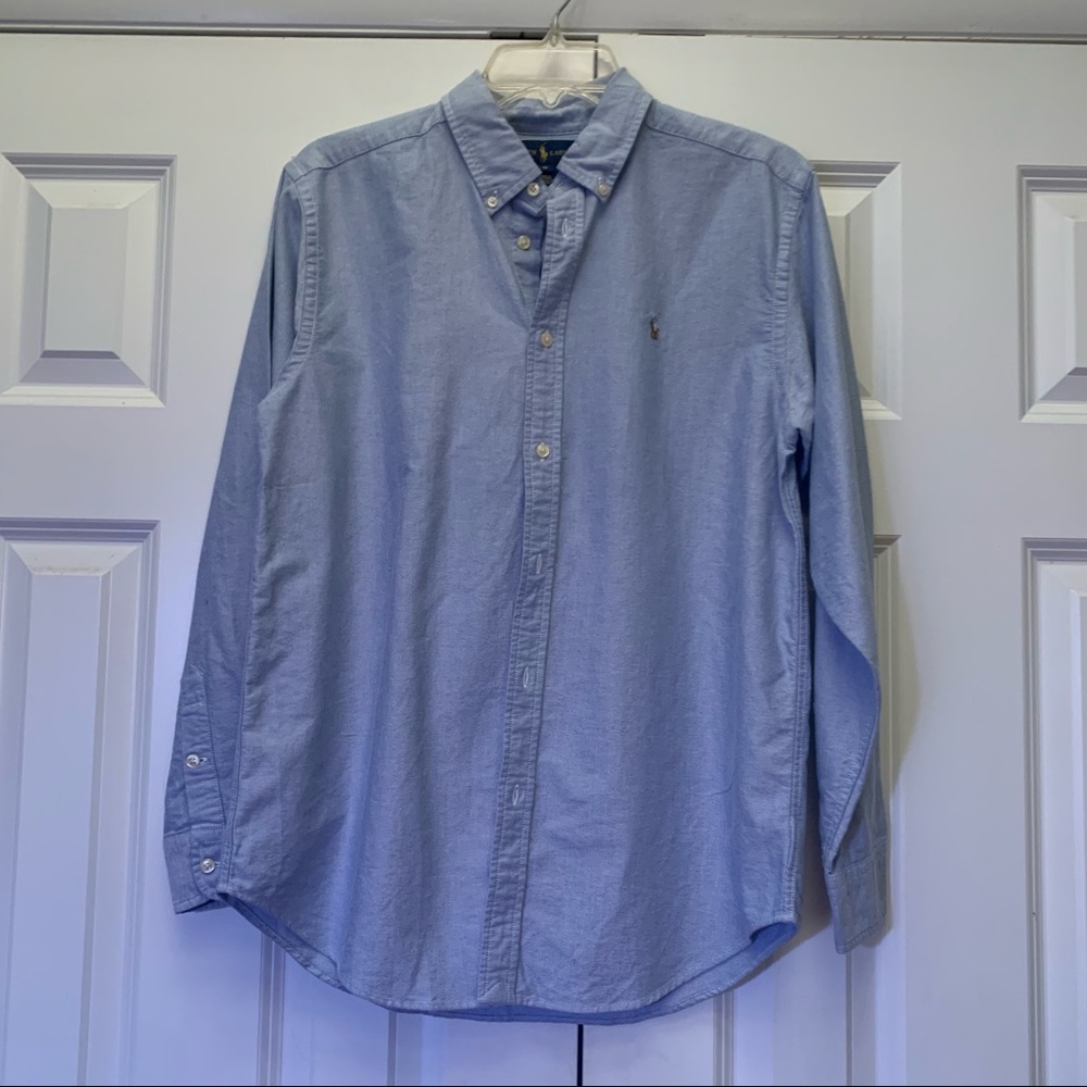 NWT Men’s Ralph Lauren blue button down size 18